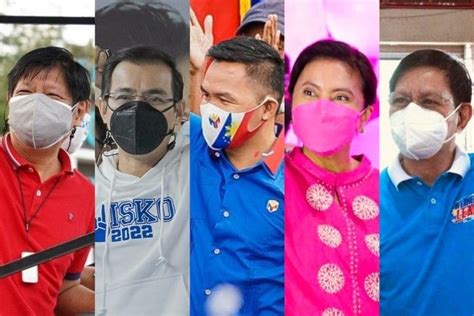 LIST: 2022 senatorial slate of presidential candidates.